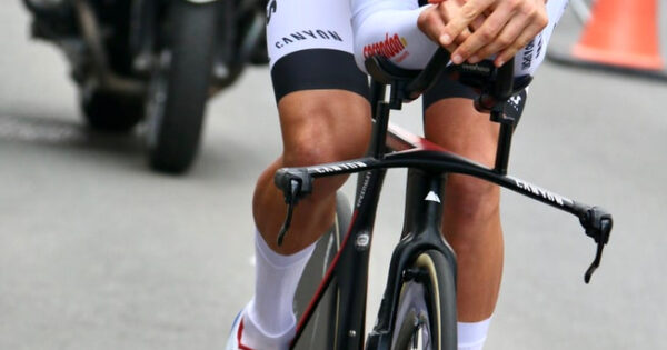 Un cycliste lors d'un Tour de France.