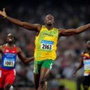Usain Bolt, recordman mondial du 100 et 200 m.