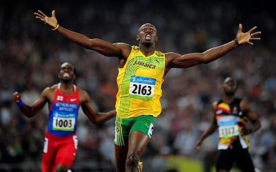 Usain Bolt, recordman mondial du 100 et 200 m.
