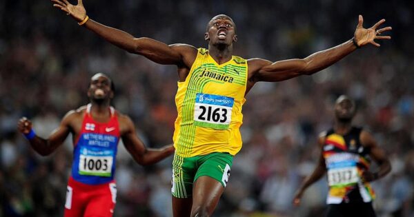 Usain Bolt, recordman mondial du 100 et 200 m.