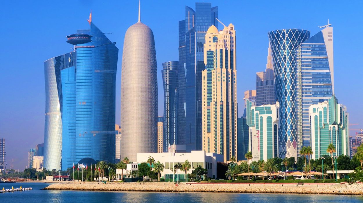 Des gratte-ciels à Doha, au Qatar.