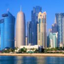 Des gratte-ciels à Doha, au Qatar.