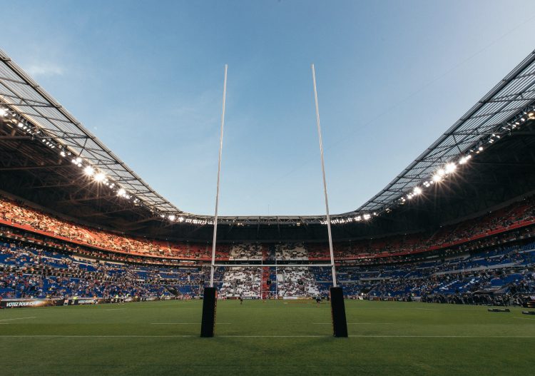 Stade de Lyon, demi final Top 14 France.
