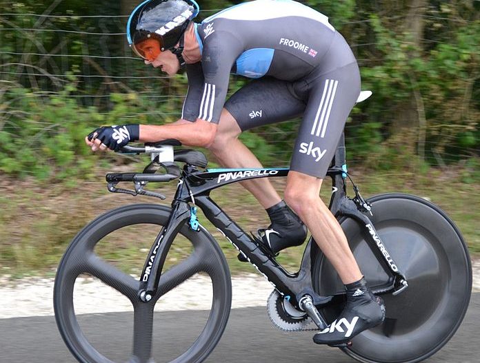 Christopher Froome lors du Tour de France 2012.
