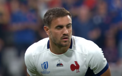 Melvyn Jaminet avec le XV de France.