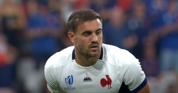 Melvyn Jaminet avec le XV de France.