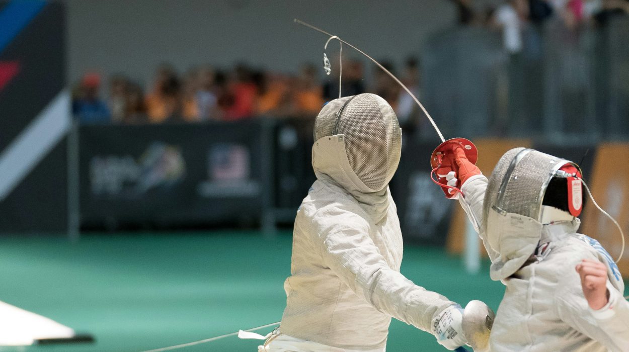 Une épreuve de sabre.