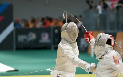 Une épreuve de sabre.