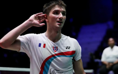 Christo Popov , nouveau numéro 1 mondial de badminton.