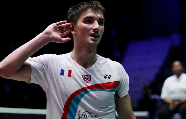 Christo Popov , nouveau numéro 1 mondial de badminton.